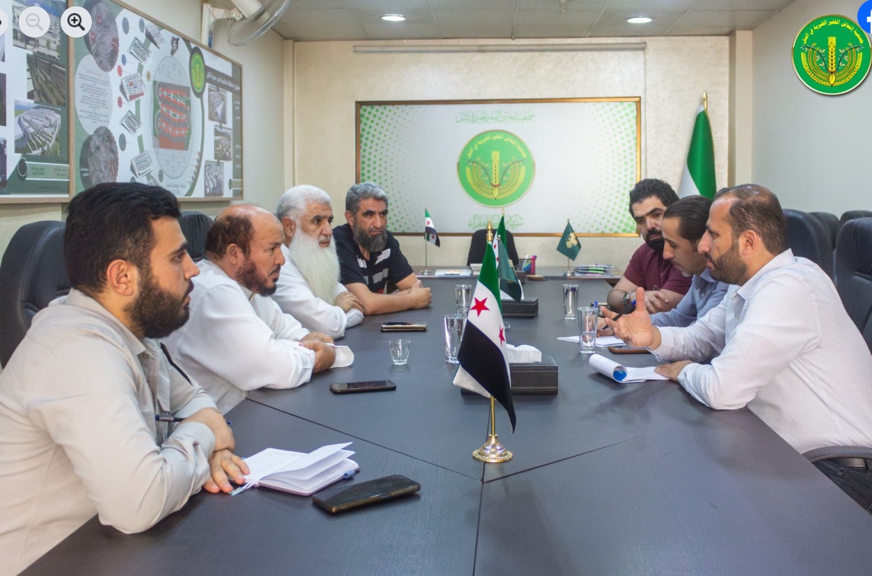 التقاء إدارة جمعية إنعاش الفقير الخيرية بأعضاء اللجنة الطبية في التل.